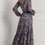 Livia Clue sukienka erika maxi nemezis jesień orientalne wzory
