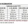 z dekoltem na plecach T171, jasnoszara - sukienka gumka