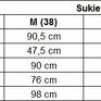 Sportowa sukienka z kieszeniami T181, bawełniana czarny