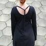 Sukienka czarna bawełniana Wszystkie wymiary ciała (nie ubrania) Rozmiar XS: Popiersie: 84 cm / 33,1 „ Talia: 68 cm 26,8. Bombka