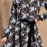 ABBI (Linette) - sukienka na jesień wiskozowa mini