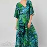Tropikalna magdalena - sukienka maxi - długa suknia