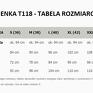 Tessita letnia sukienka t118 borówka size plus dzianina wygodna