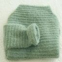 Sweter Kukoma z półgolfem - ręcznie robiony z alpaki, lekki pod płaszcz