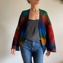 Sweter z wełny merino kolorowy