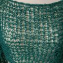 Jedwabny sweter mgiełka butelkowa zieleń