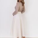 Swetrowa bluzka - SWE320 beż MKM