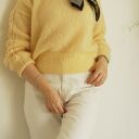 Sweter Refresco w masełkowym kolorze