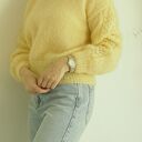 Sweter Refresco w masełkowym kolorze