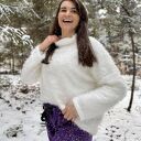 Sweter Pluszak Otulacz - Cloud Dancer