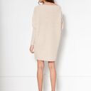 Oversize'owa swetrowa tunika SWE135 beż