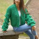 green grassy Bomber