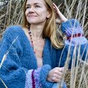 Sweter handmade alpaka