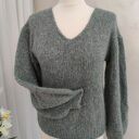 Puchaty sweter z włóczki Drops Air - na zamówienie