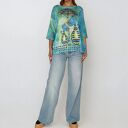 Sweter z kotami - elegancki kardigan damski (handmade)