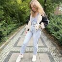 Ręcznie robiony sweter w łaty 100% wełna handmade