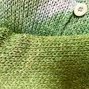 Sweter-tunika z jedwabno-wełnianej mieszanki - zielenie i taupe (S/M) 