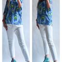 Sweter damski oversize pawie pióra