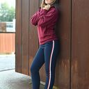 Otula miękki golf-sweter bordo