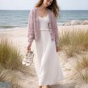 Wełniany Kardigan z delikatym włoskiem, na guziki