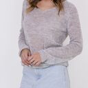 Swetrowa bluzka - SWE320 jasny szary MKM