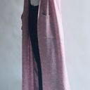 Płaszczyk, długi sweter z kapturem