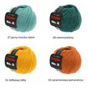 Sweter Charlotte - ciepły zimowy, miękki i niegryzący, ręcznie robiony