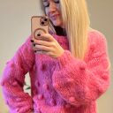 Sweter oversize z bąblami