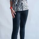 Sweter damski oversize Zebra - kardigan z dzianiny