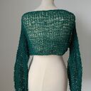 Jedwabny sweter mgiełka butelkowa zieleń