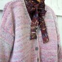 Wełniany Kardigan z delikatym włoskiem, na guziki