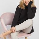 Lekka dzianinowa bluza, SWE169 czarny MKM