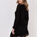 Swetrowa bluzka - SWE320 czarny MKM