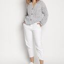 Wiosenno - letni sweterek - SWE233 szary mkm