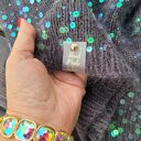 Sweterek szary z cekinami