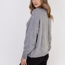 Sweter w charakterze bluzy - SWE322 szary MKM