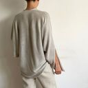 Sweter/bolerko z wełny merino ecru