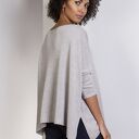 Lekki sweter oversize SWE114 szary