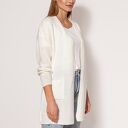 Swetrowy płaszczyk - PA013 ecru MKM