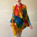 Kardigan z wełny merino radośnie kolorowy