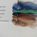 Krótki sweter-top z grubej wełny merynosa (100% merino) - Linen Time 