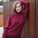 Otula miękki golf-sweter bordo