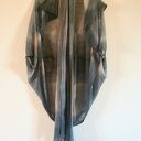 Ręcznie barwiony lniany fraczek