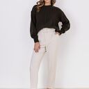 Sweter w charakterze bluzy - SWE322 zielony MKM