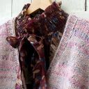 Wełniany Kardigan z delikatym włoskiem, na guziki