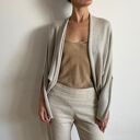 Sweter/bolerko z wełny merino ecru