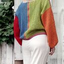 Szydełkowy kolorowy sweterek - Kolory tęczy