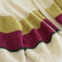 Kardigan Miu - amarant z żłótym