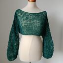 Jedwabny sweter mgiełka butelkowa zieleń