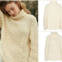 Sweter Charlotte - ciepły zimowy, miękki i niegryzący, ręcznie robiony